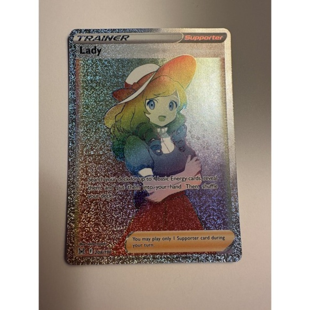 Lady 208/196 - Lost Origin - Secret Rare Trainer - Pokemon - NM 1Y